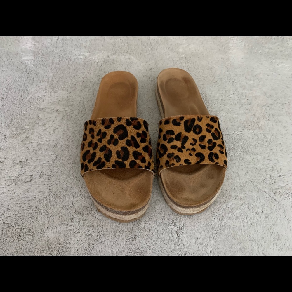 Cheetah sandals